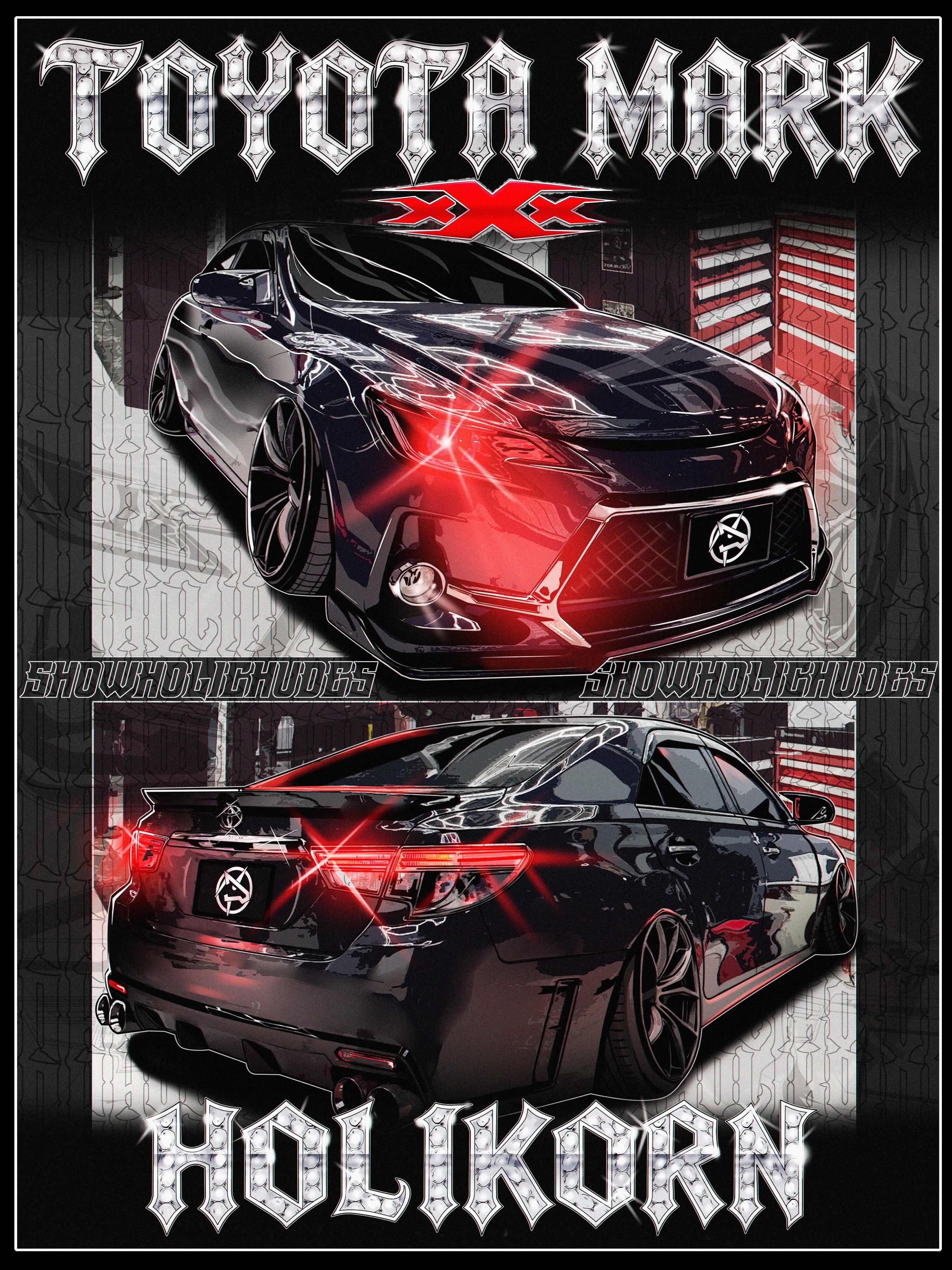 Стикер TOYOTA MARK X