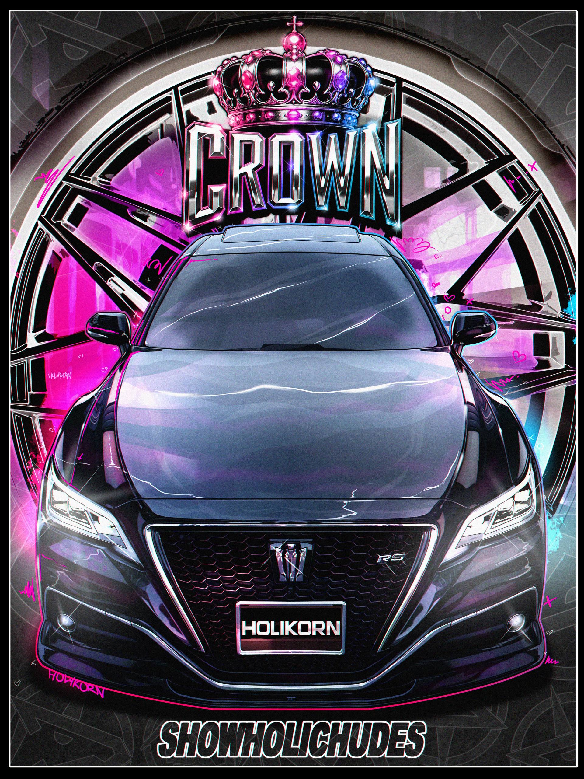Стикер Toyota Crown