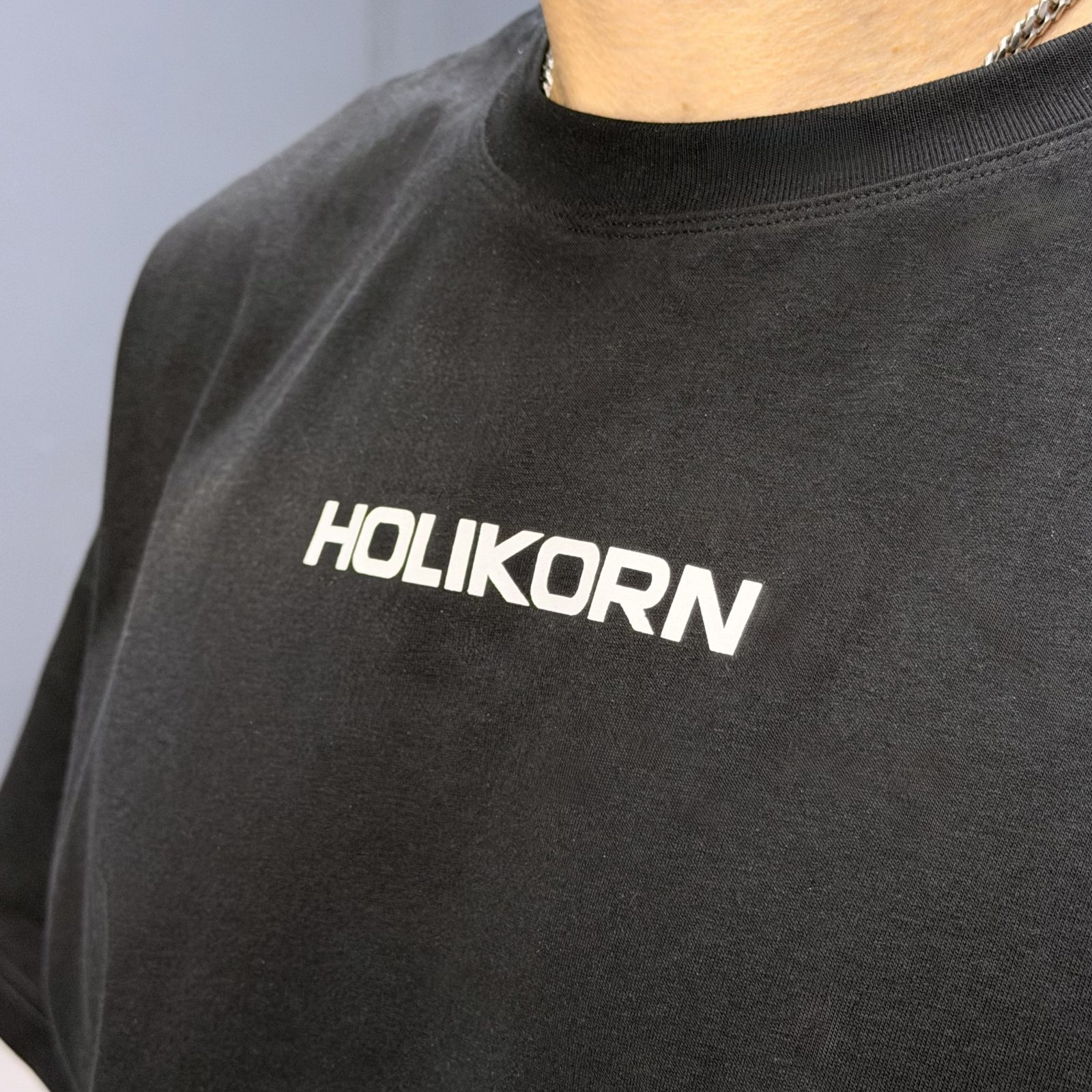 Футболка с принтом HOLIKORN